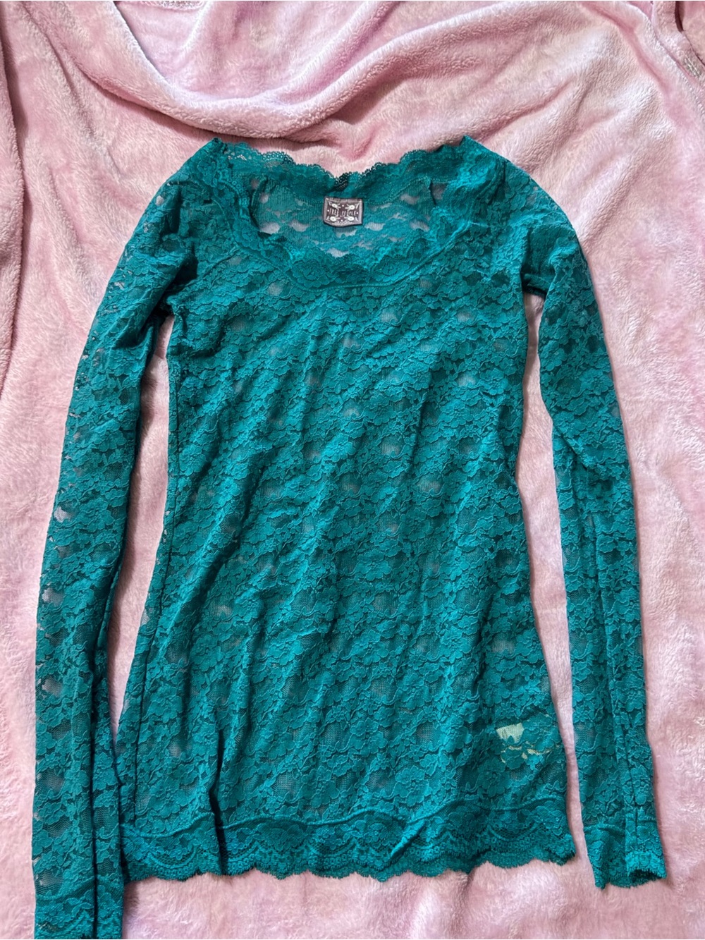 Women's Free People size small Lace Long-Sleeve Top